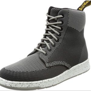Dr Martens Rigal Knit Grey Ankle Boot Size 10